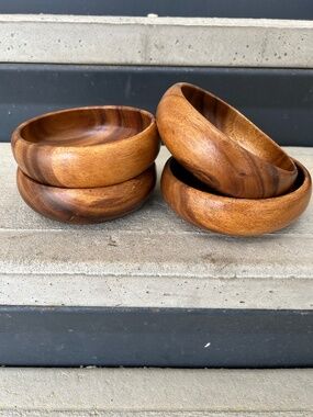 Teakwood Açaí/Salad Bowls